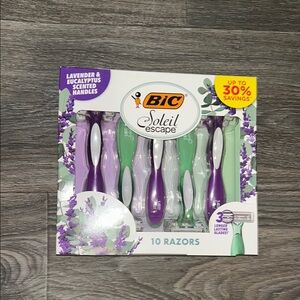 BIC Soleil Escape Razors - Purple and Green